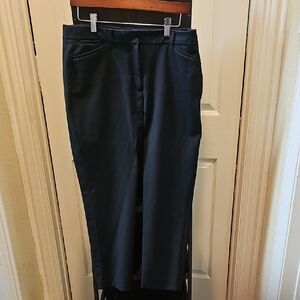 White House Black Market Black Straight Leg Pants